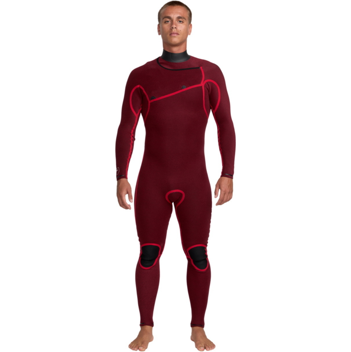 2026 Quiksilver Hommes Highline 3/2mm Chest Zip Combinaison N&eacute;opr&egrave;ne 25AW213500 - Blue Fog